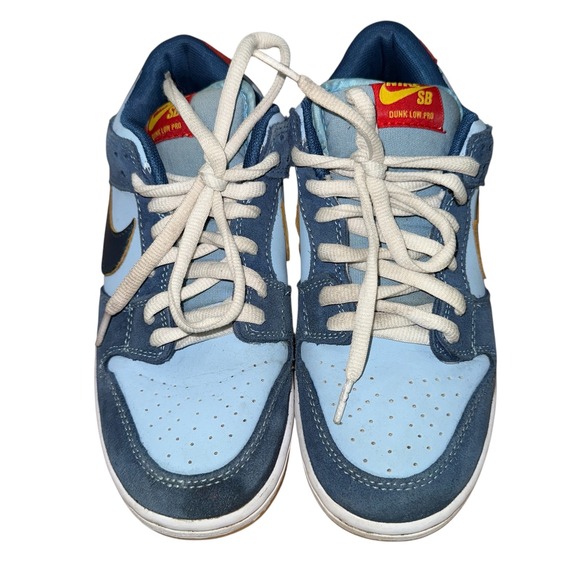 Nike SB Dunk Mens 7 Pre-Owned Low Pro QS Why So Sad? 'The Predatory Bird' Blue - Picture 8 of 17